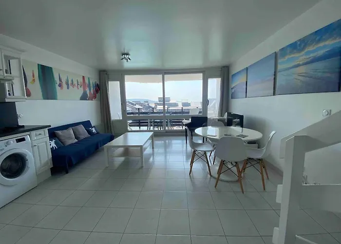 Marina Cosy F3, Bord De Mer, Terrasse Exposee Sud-ouest Довиль